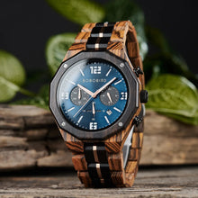 Montre en bois homme - Vague d'Azur