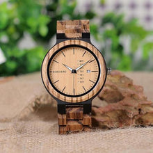 Montre en bois - Sahara - Montre | Terre du Bois