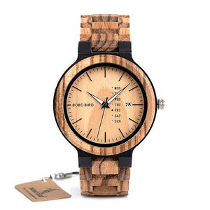 Montre en bois - Sahara - Montre | Terre du Bois