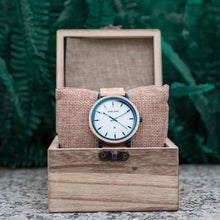 Montre en bois femme - Cascade d'Éclats Beige