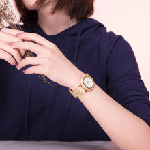 Montre en bois femme - Éclat Éternel Perle