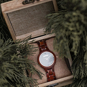 Montre en bois femme - Éclat d'Ambiance Ambre