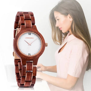 Montre en bois femme - Éclat d'Ambiance Ambre