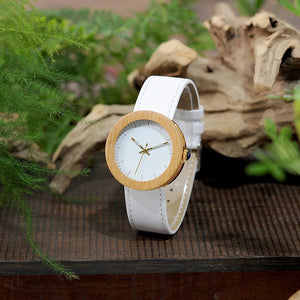 Montre en bois femme - Étoile Filante