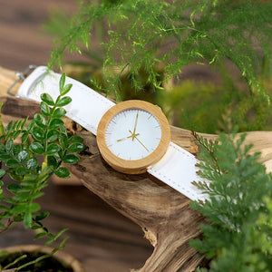 Montre en bois femme - Étoile Filante