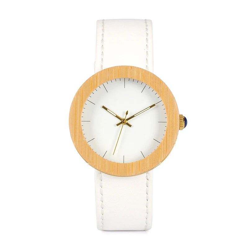 Montre en bois femme - Étoile Filante