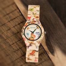 Montre en bois femme - Rosée Matinale