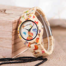 Montre en bois femme - Rosée Matinale