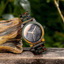 Montre en bois homme - Fusion Temporelle