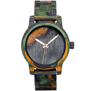 Montre en bois homme - Fusion Temporelle