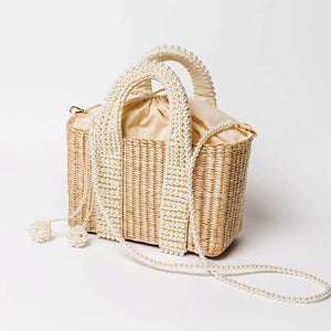 Sac à main en paille à bandoulière - Annabelle