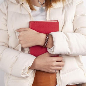 Bracelet en bois / acier moderne - Santiago