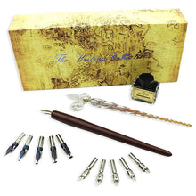 Coffret calligraphie débutant plume en bois - Encre de Chine