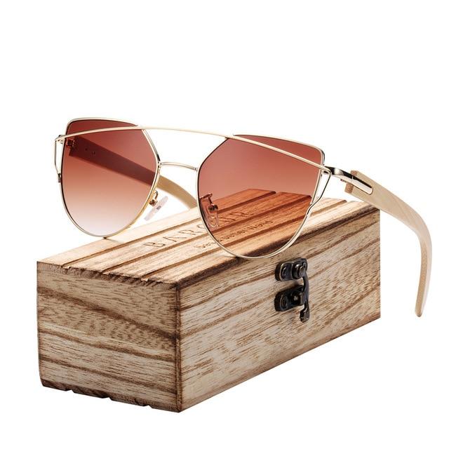 Lunettes de soleil branches en bois - Los Angeles Sand