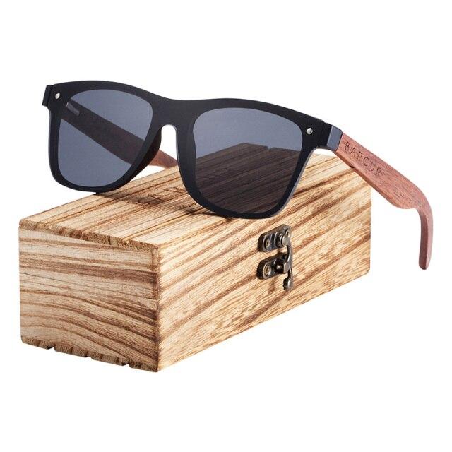 Lunettes de soleil branches en bois - Moon