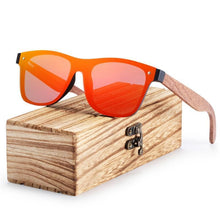 Lunettes de soleil branches en bois - Piranha