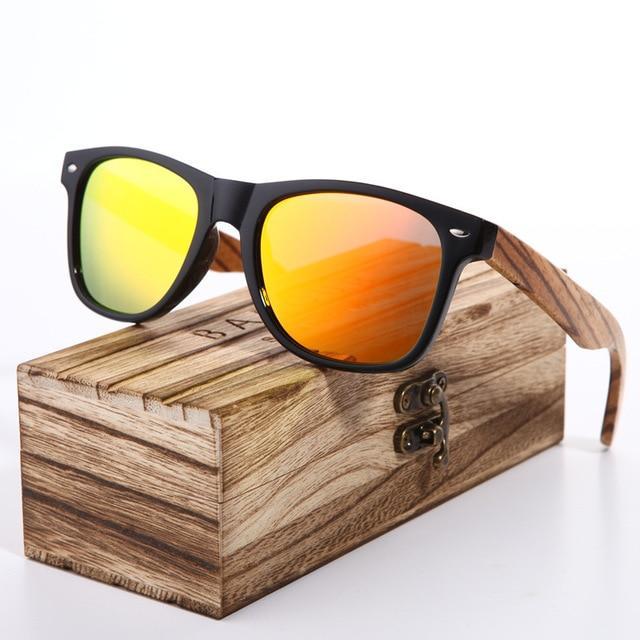Lunettes de soleil branches en bois Sicile Solaires en bois