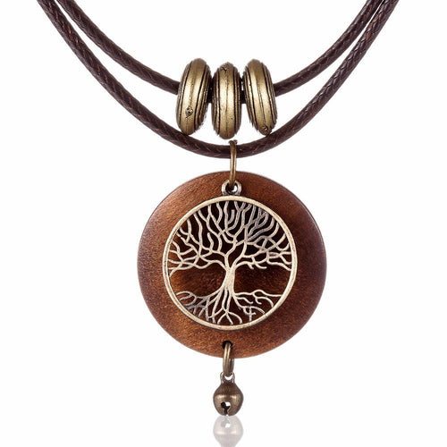 Pendentif en bois - Arbre & Éternité - Accessoires | Terre du Bois