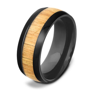 Bague en bois - Bambou & Carbone - Accessoires | Terre du Bois